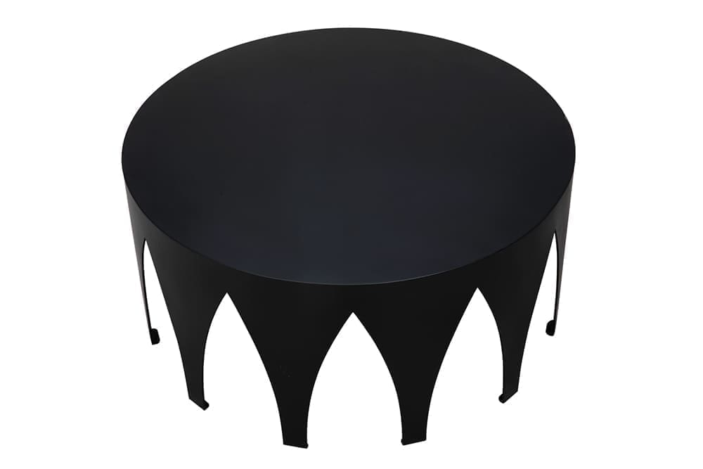 Morocco Coffee Table, Black Iron