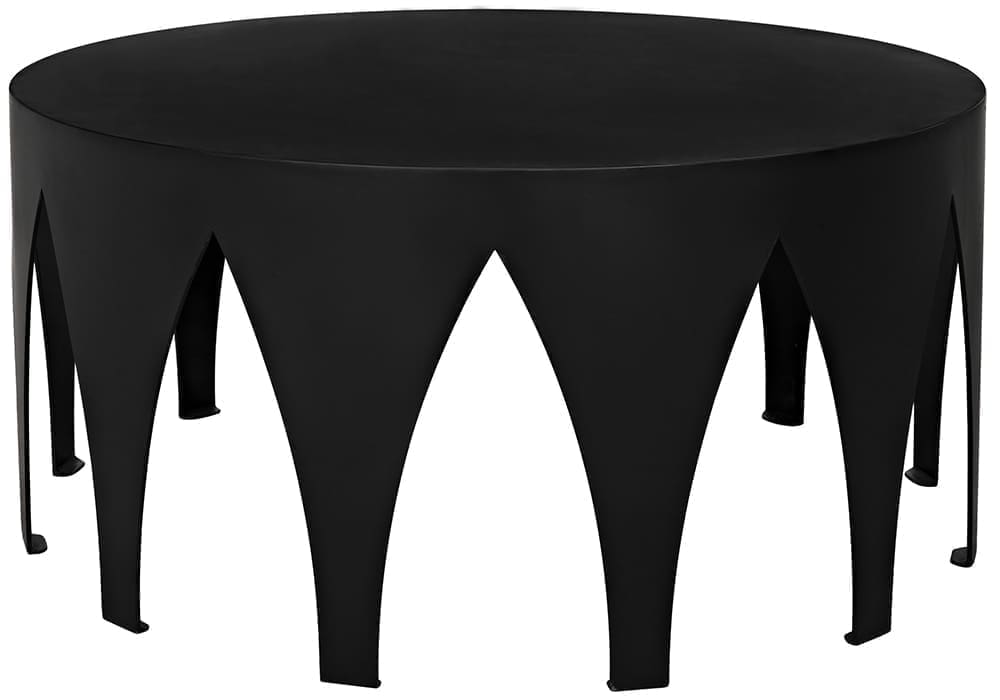 Morocco Coffee Table, Black Iron
