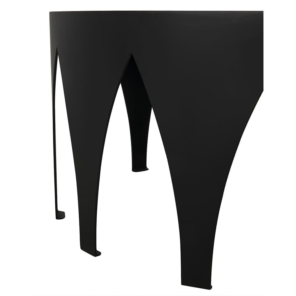 Morocco Coffee Table, Black Iron