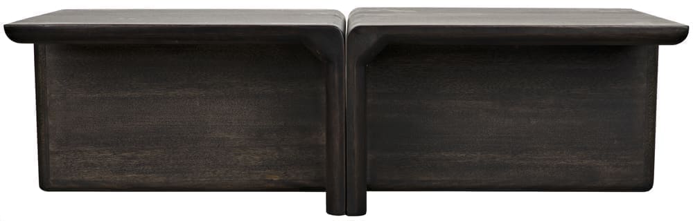 Hagen Coffee Table, Ebony Walnut