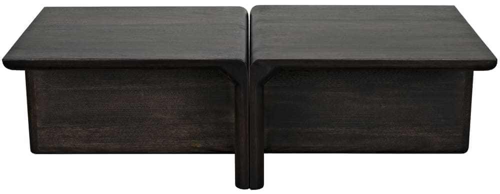 Hagen Coffee Table, Ebony Walnut