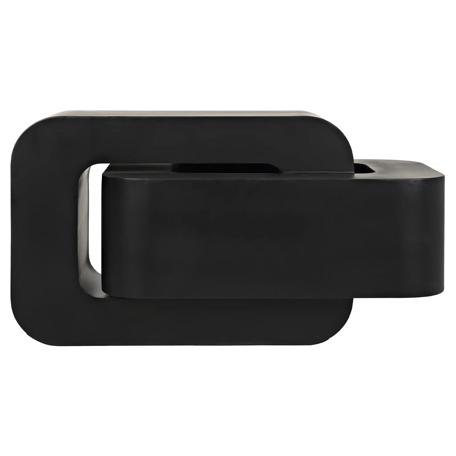 Nodum Accent Table, Black Iron