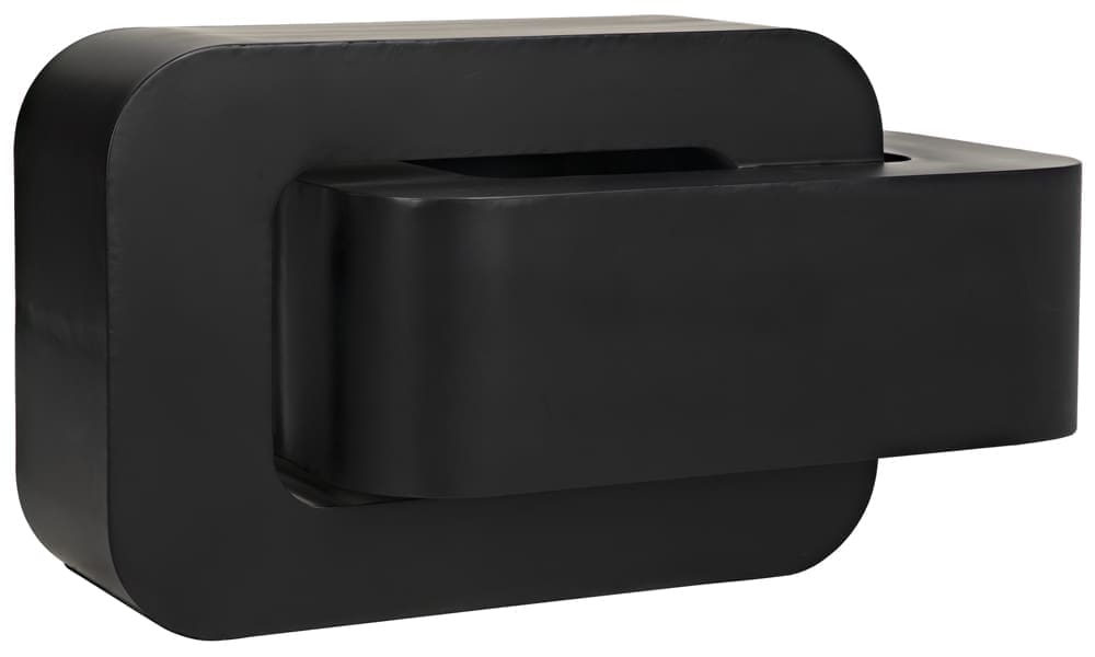 Nodum Accent Table, Black Iron
