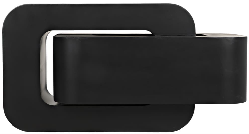 Nodum Accent Table, Black Iron