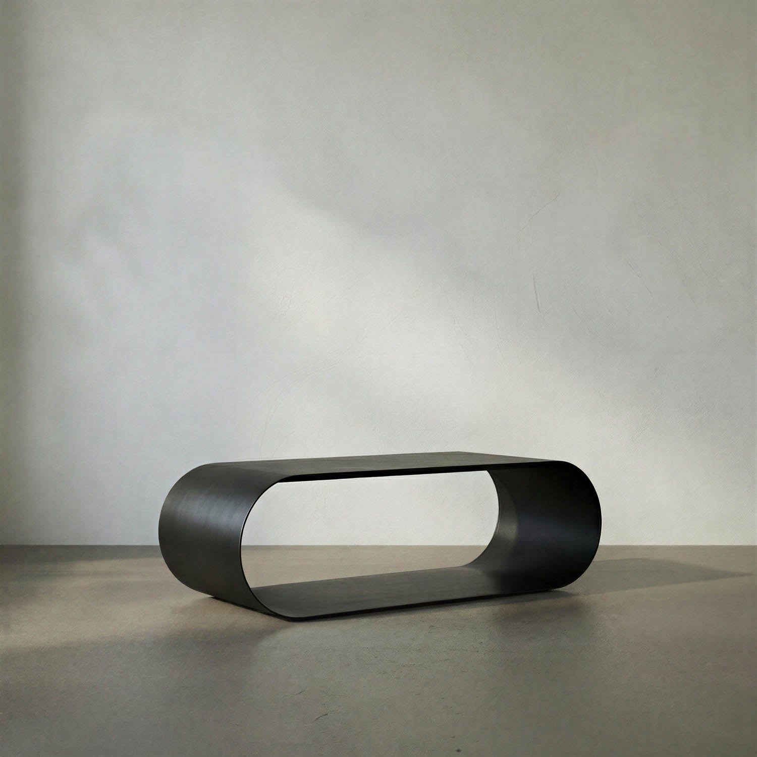Hera Coffee Table, Black Iron by Noir