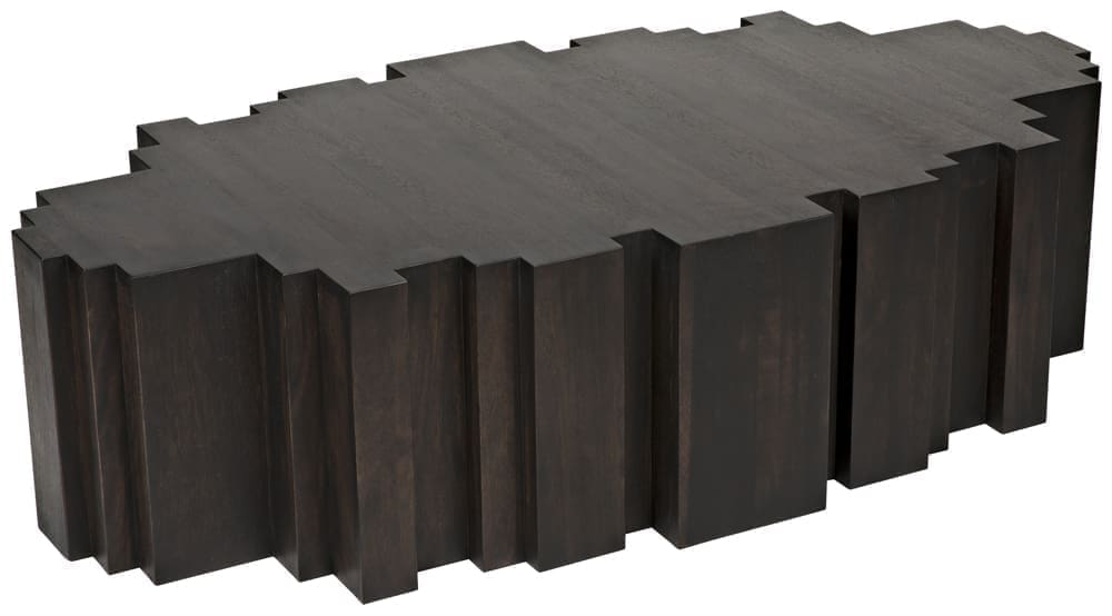 Royce Coffee Table, Ebony Walnut