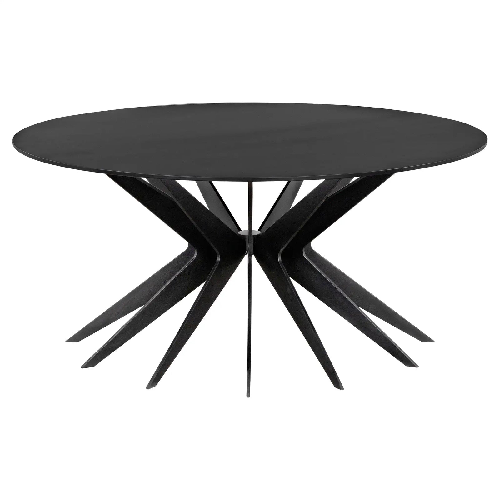 Spider Coffee Table, Black Metal