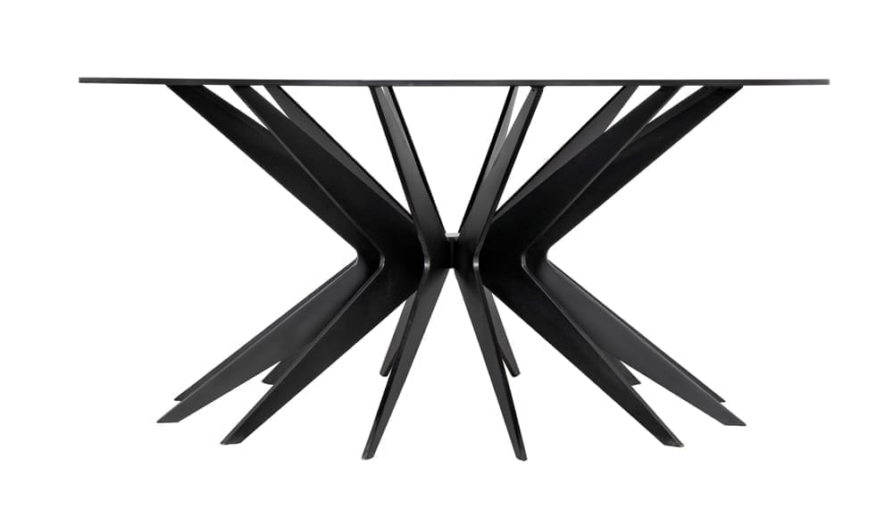 Spider Coffee Table, Black Metal