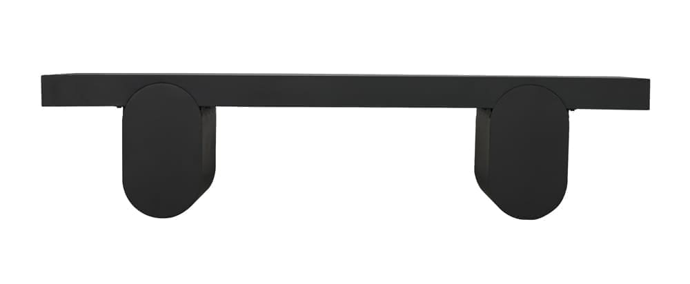 Evora Coffee Table, Black Metal