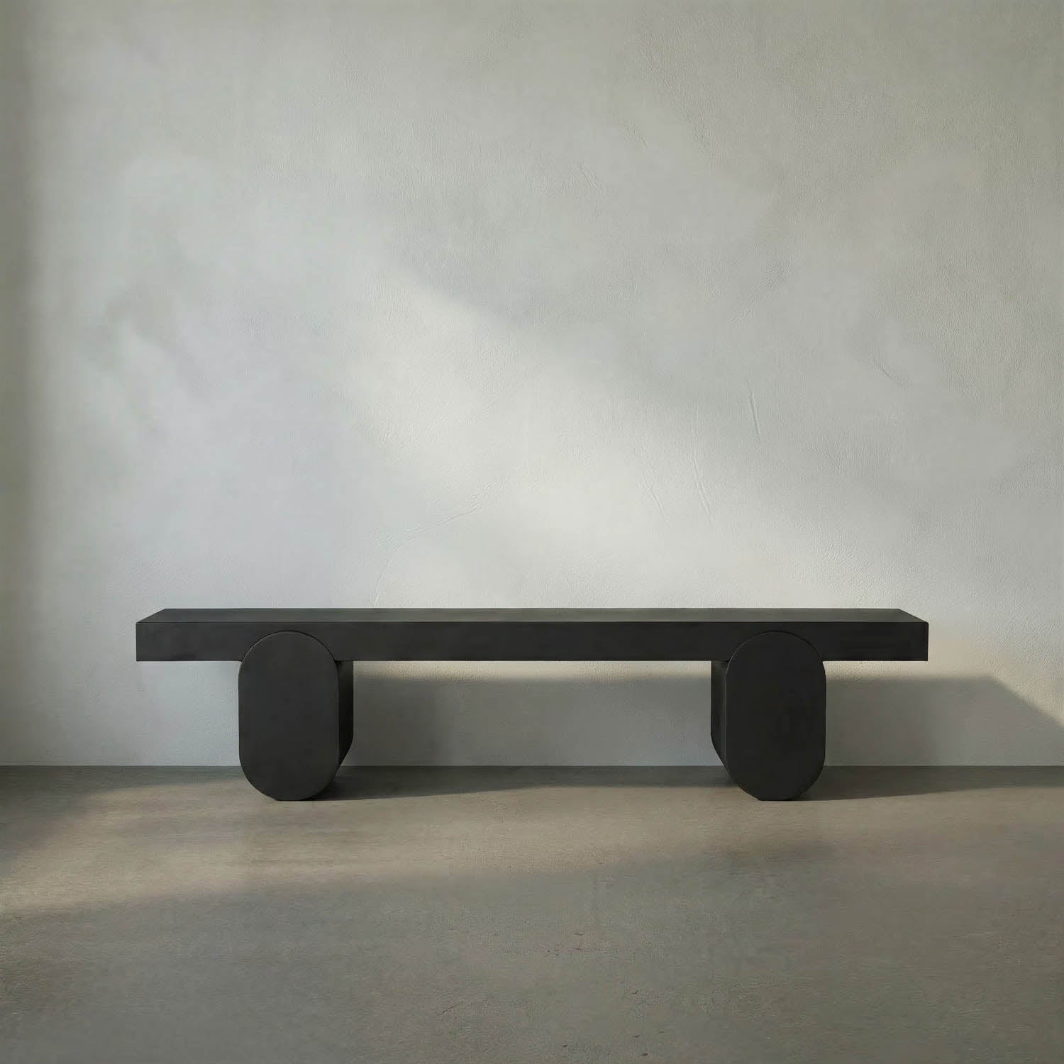 Evora Coffee Table, Black Metal by Noir