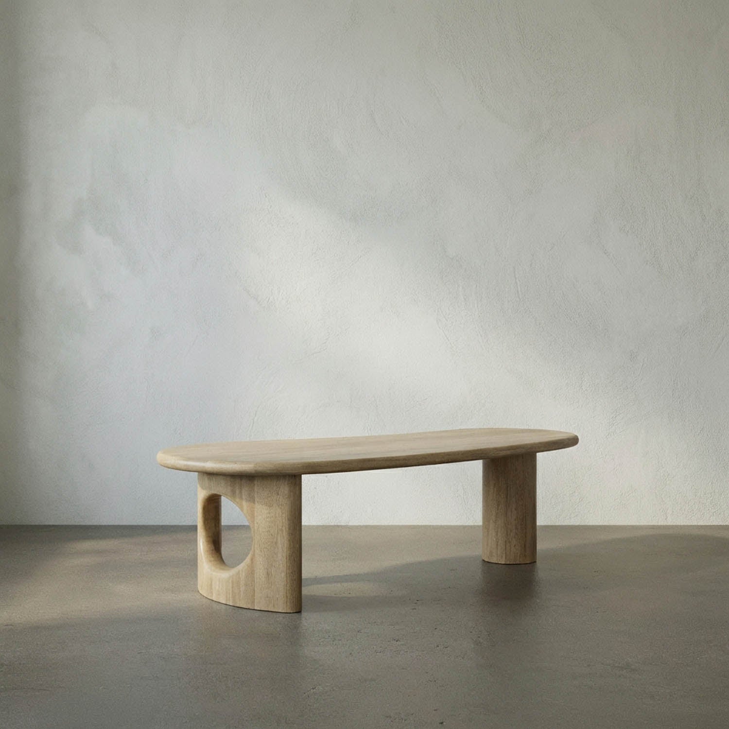 Harvey Coffee Table, Washed Walnut by Noir