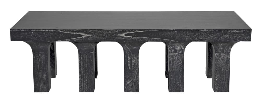 Santos Coffee Table, Cinder Black