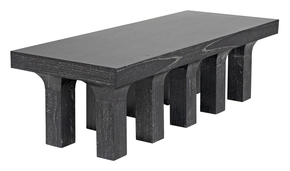 Santos Coffee Table, Cinder Black