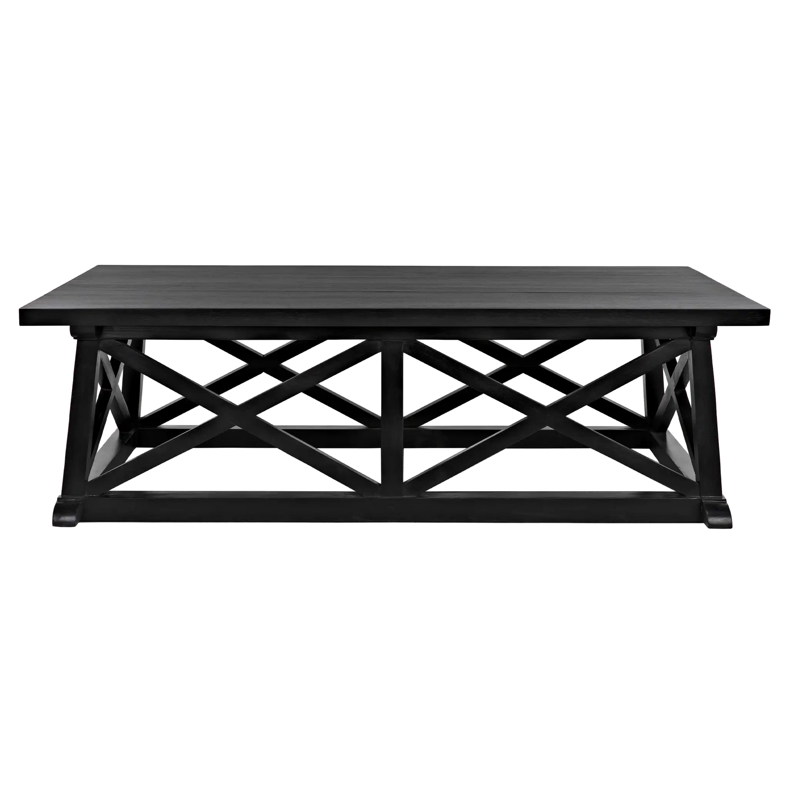 Sutton Coffee Table,Hand Rubbed Black in Hand Rubbed Black — Noir Furniture