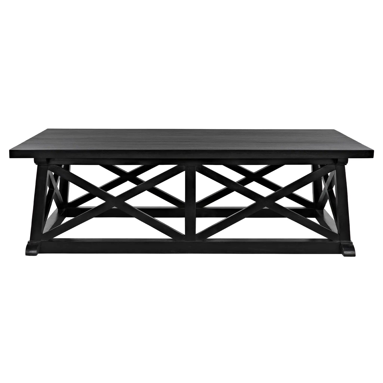 Sutton Coffee Table,Hand Rubbed Black