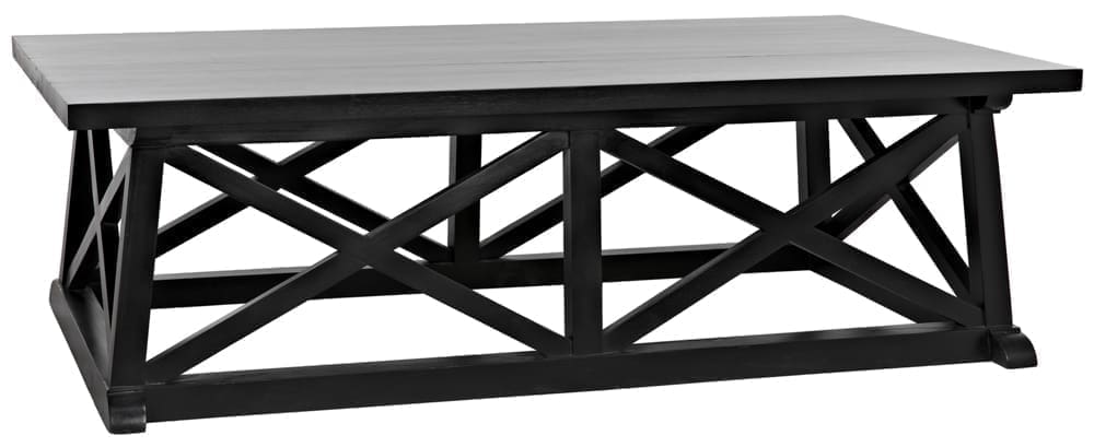 Sutton Coffee Table,Hand Rubbed Black