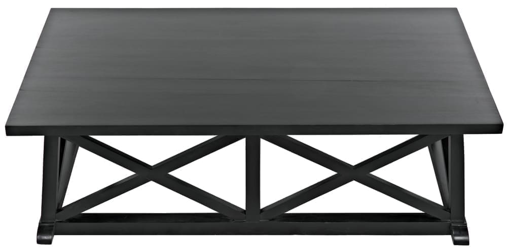 Sutton Coffee Table,Hand Rubbed Black