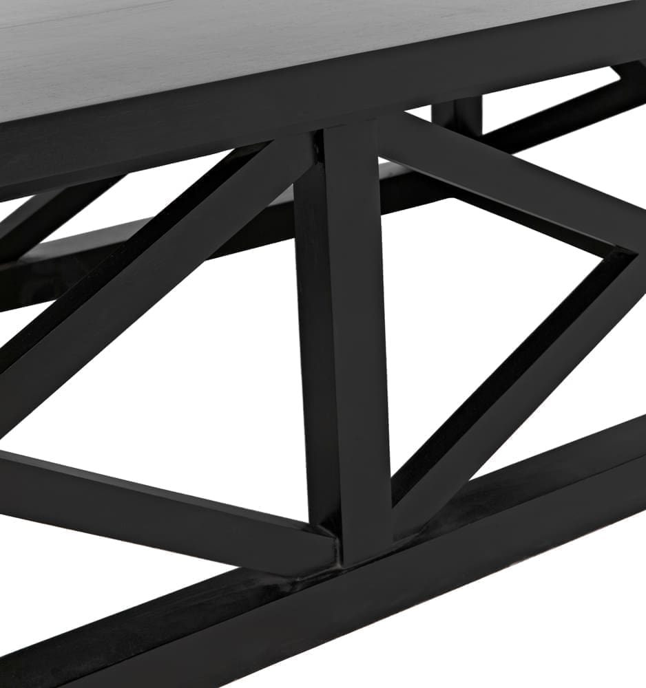 Sutton Coffee Table,Hand Rubbed Black