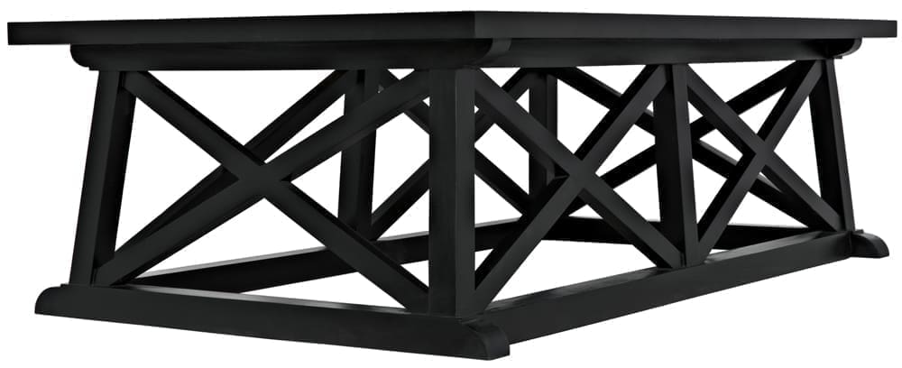 Sutton Coffee Table,Hand Rubbed Black