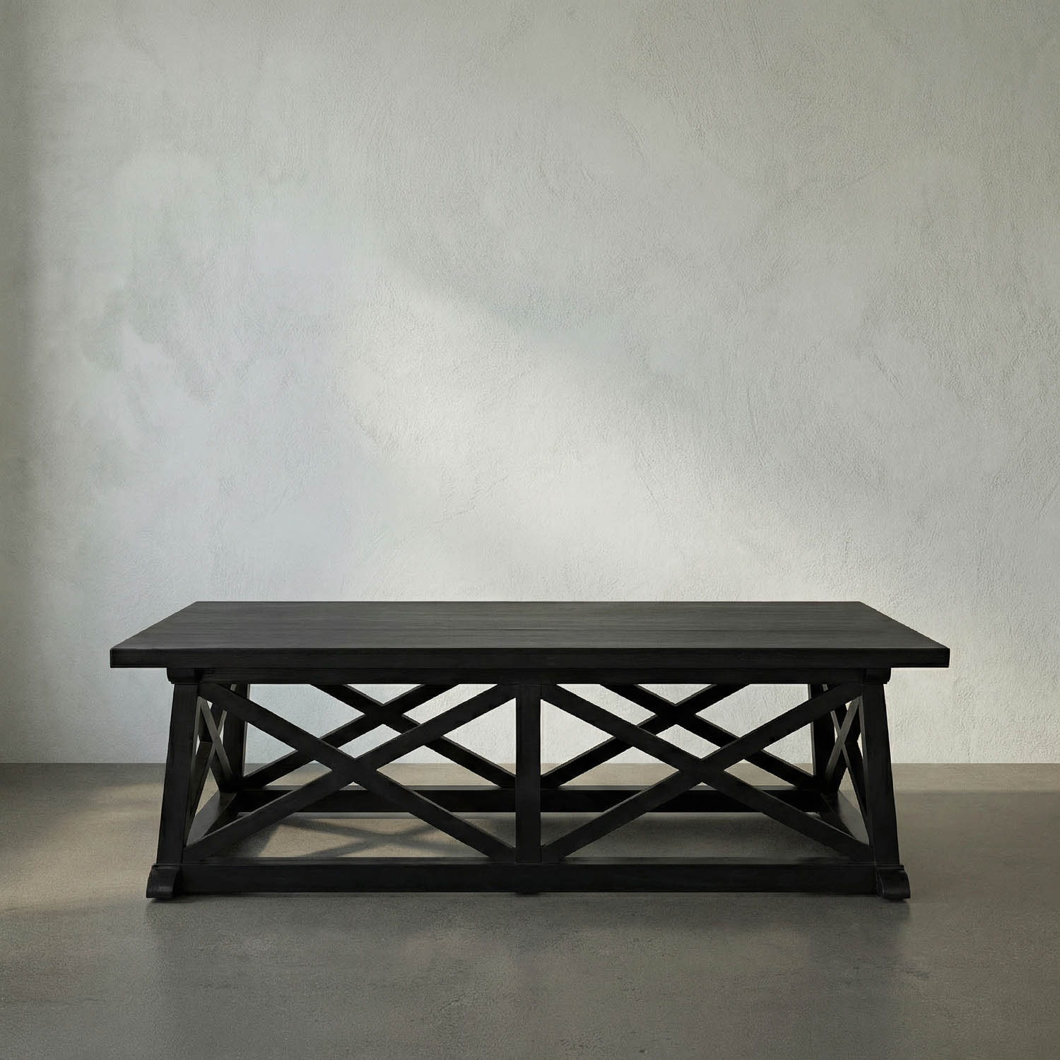 Sutton Coffee Table,Hand Rubbed Black