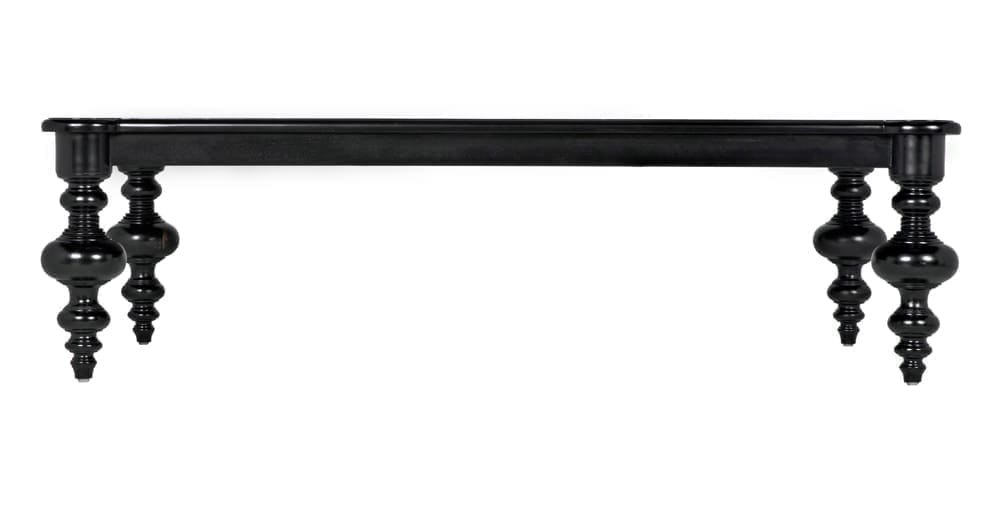 Graff Coffee Table, Hand Rubbed Black