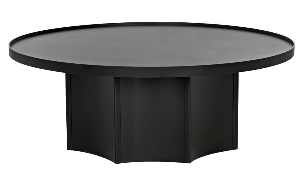 Rome Coffee Table, Black Iron