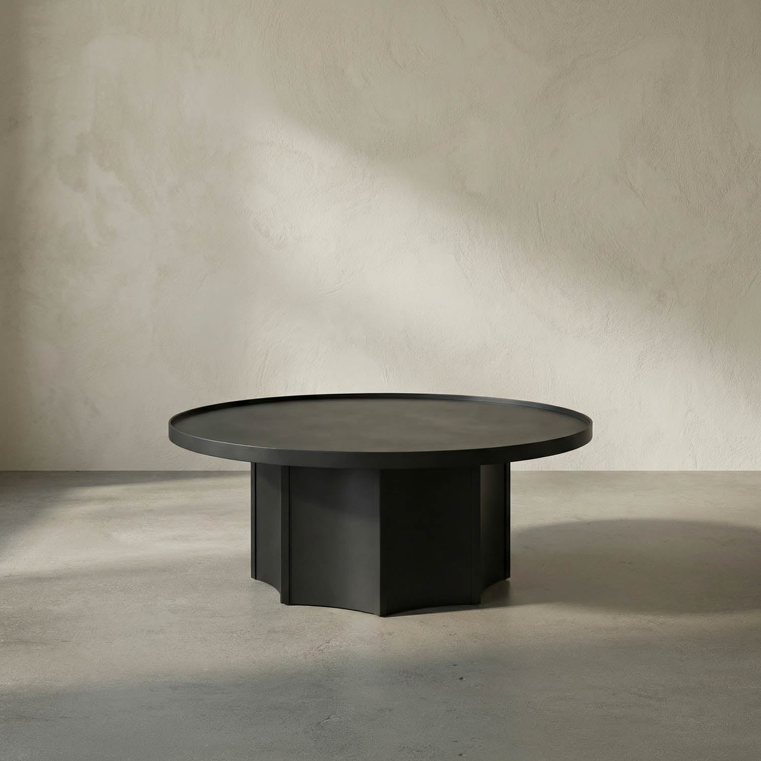 Rome Coffee Table, Black Iron by Noir
