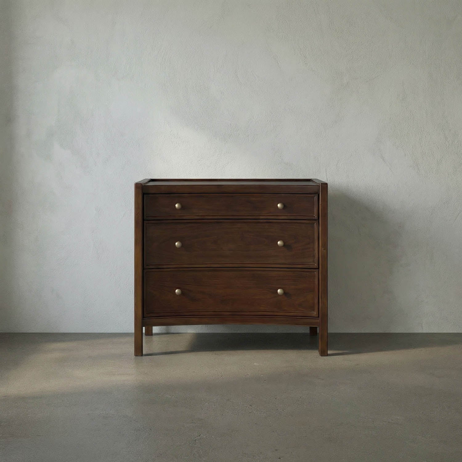 Hampton Side Table, Hand Rubbed Brown by Noir