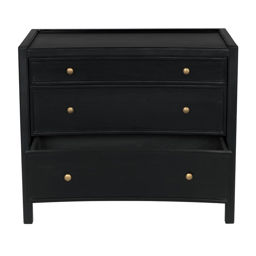 Hampton Side Table, Hand Rubbed Black