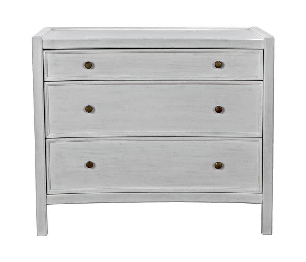 Hampton Side Table, White Wash