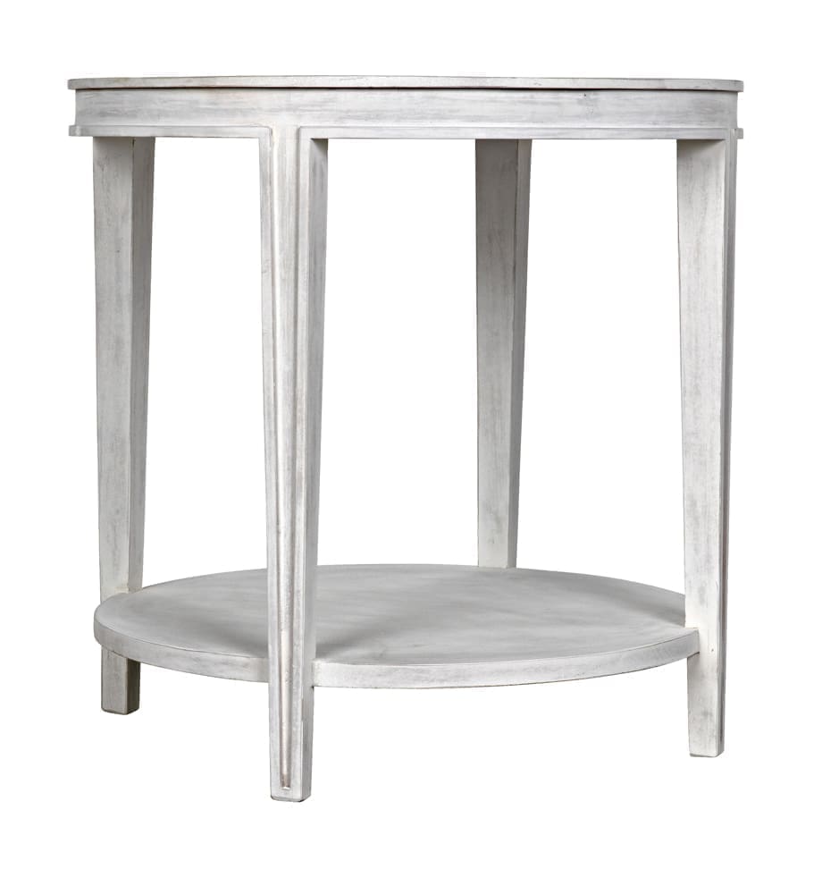 Imperial Side Table, White Wash