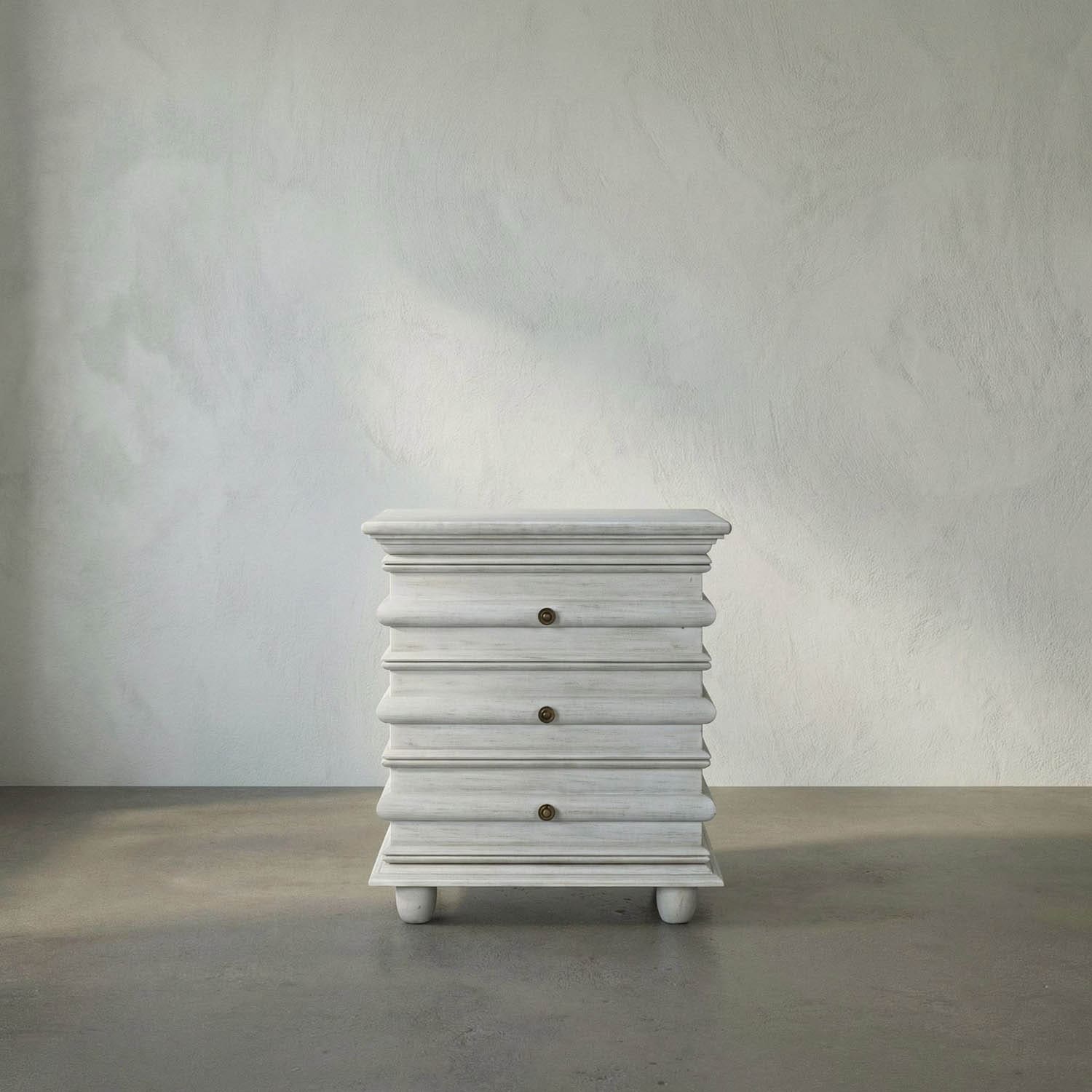 Ascona Side Table,WH