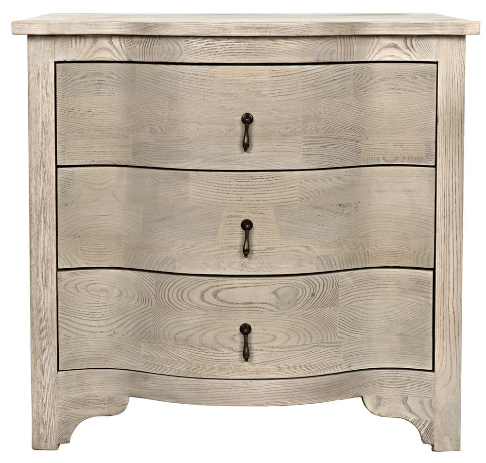 Curved Front Side Table