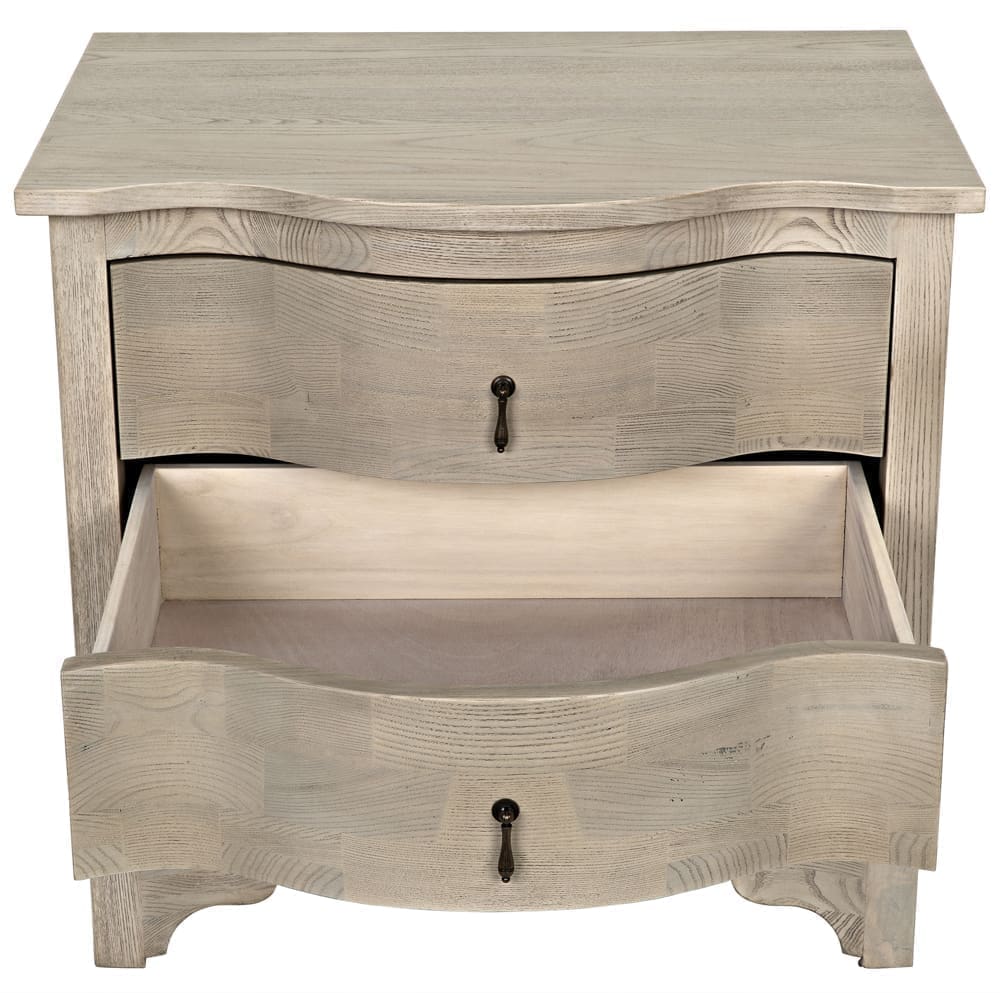 Curved Front Side Table