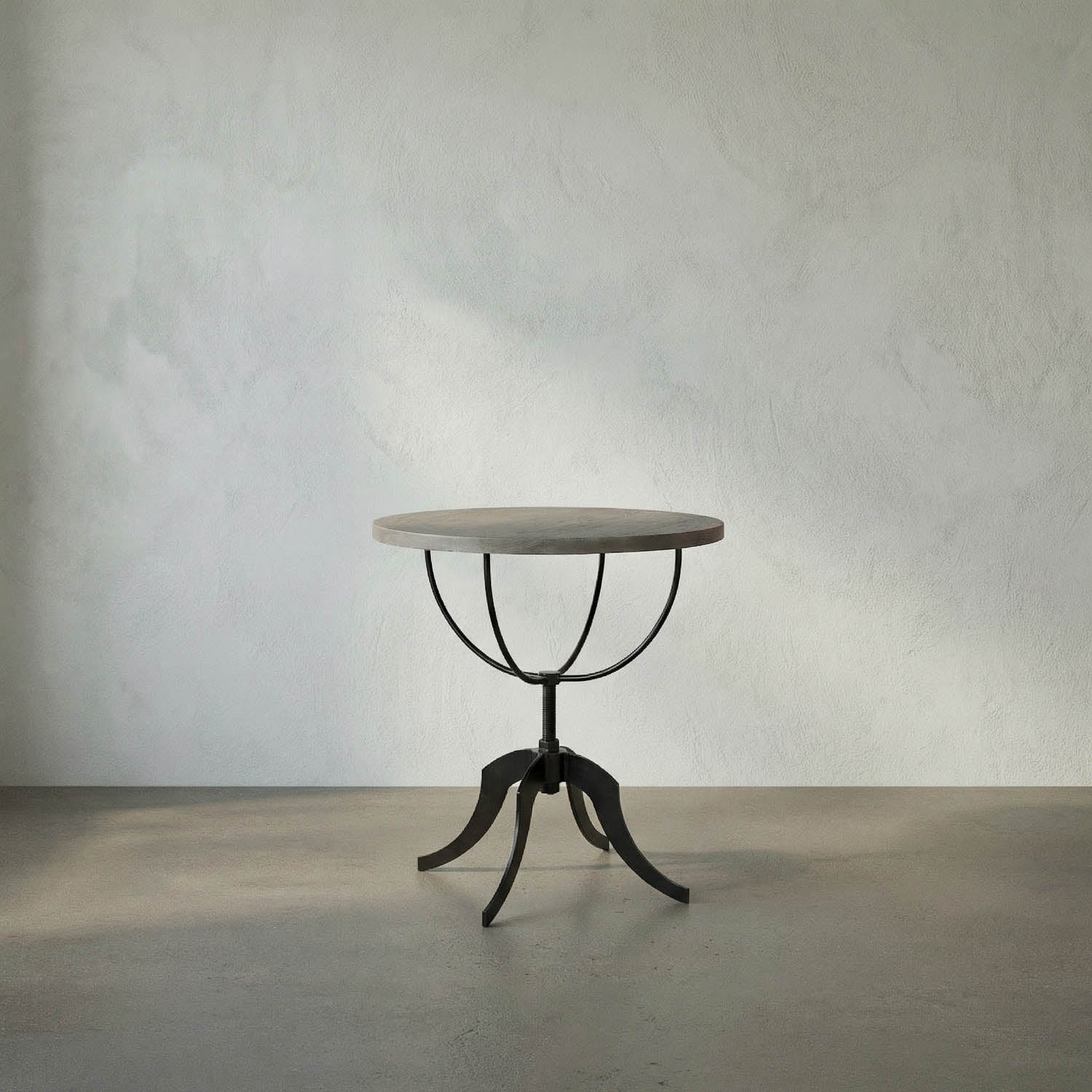 Wine Table with Adjustable Base by Noir