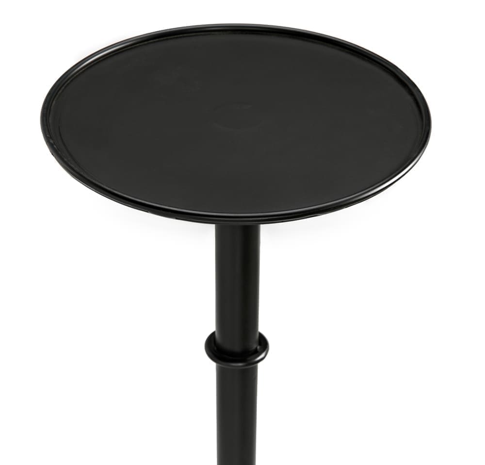 Tini Side Table, Black Iron