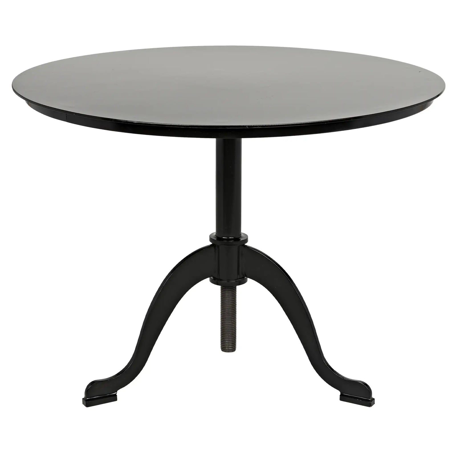 Kaldera Side Table, Black Iron
