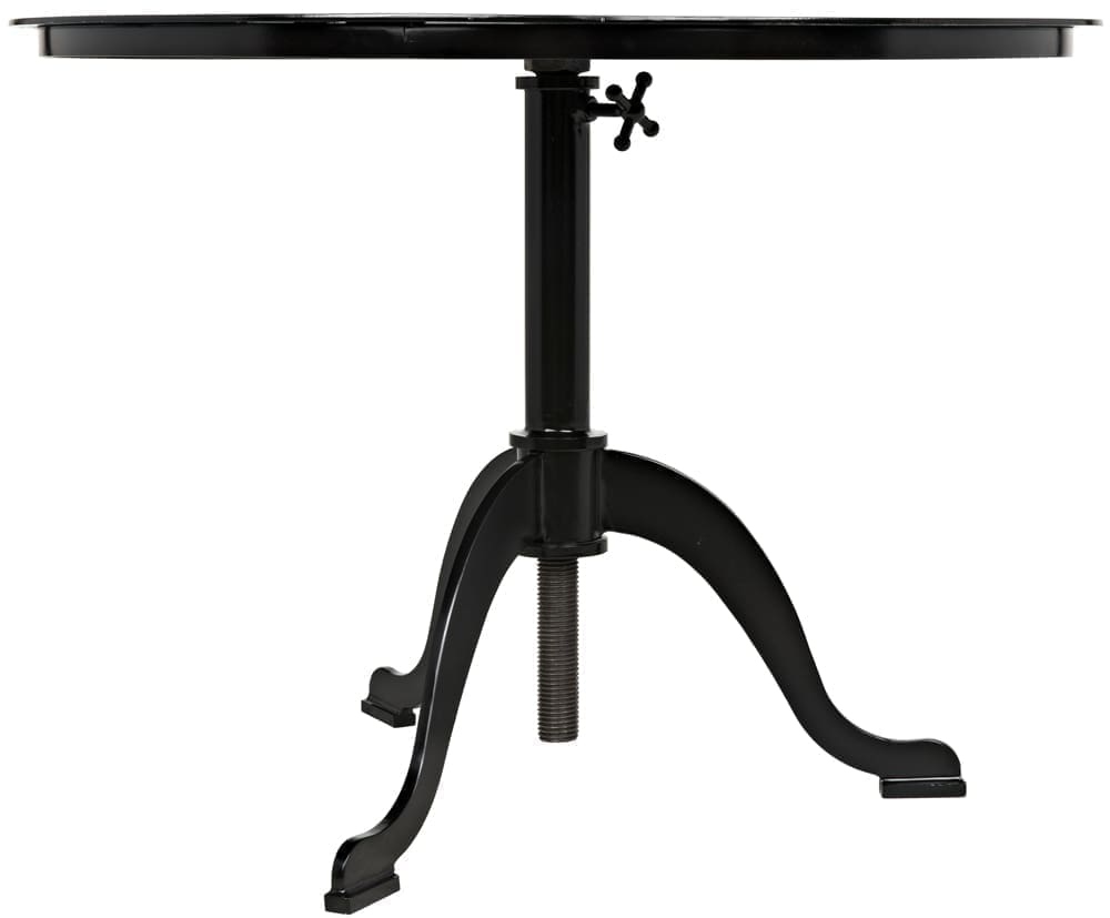 Kaldera Side Table, Black Iron