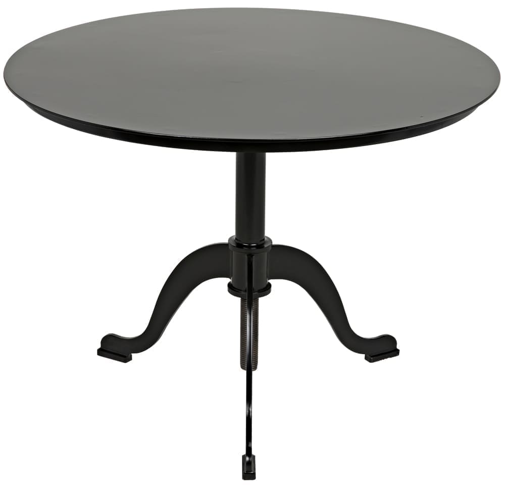 Kaldera Side Table, Black Iron