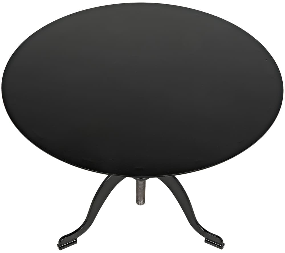 Kaldera Side Table, Black Iron