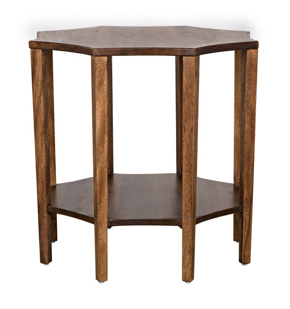 Ariana Side Table, Dark Walnut