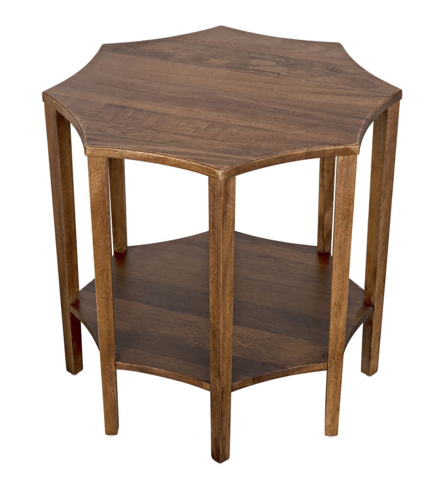Ariana Side Table, Dark Walnut