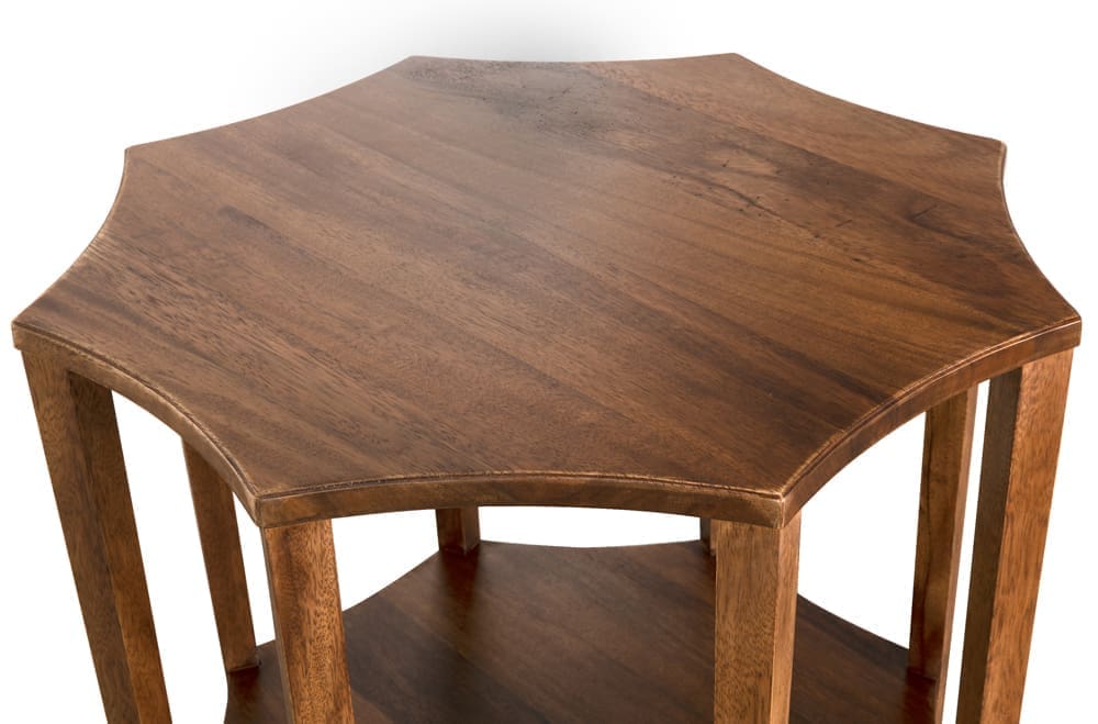 Ariana Side Table, Dark Walnut