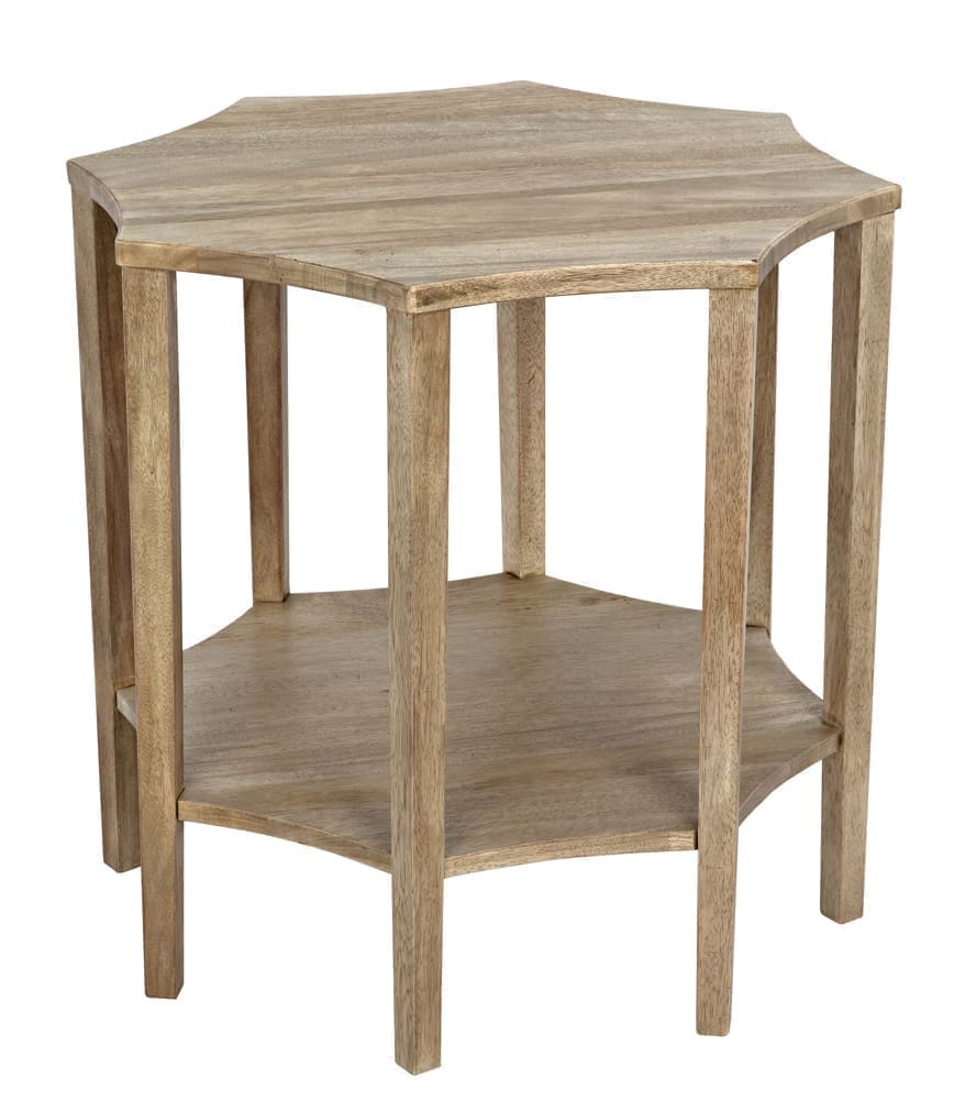 Ariana Side Table, Washed Walnut
