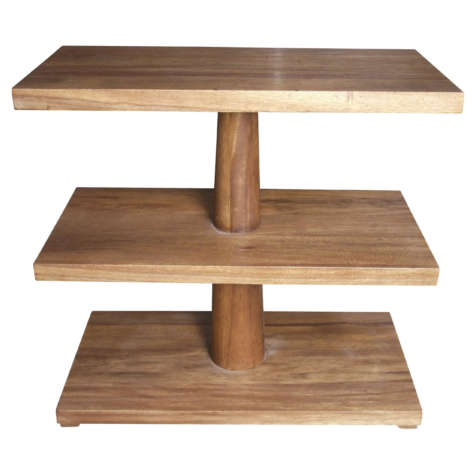 Fatima Side Table, Dark Walnut