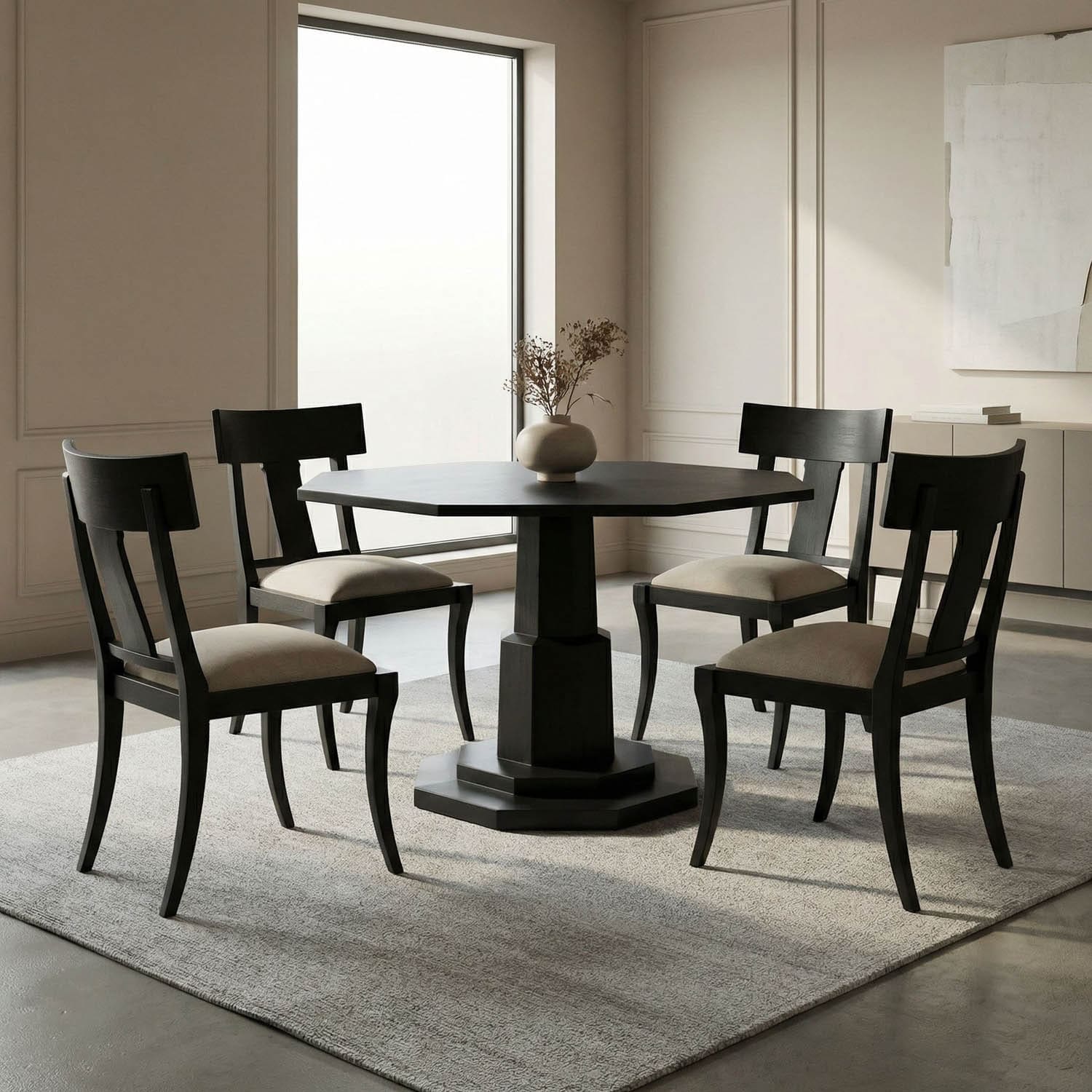 Octagon Table, Pale
