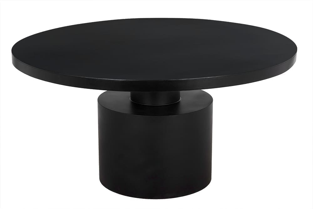 Marlow Dining Table, Black Iron