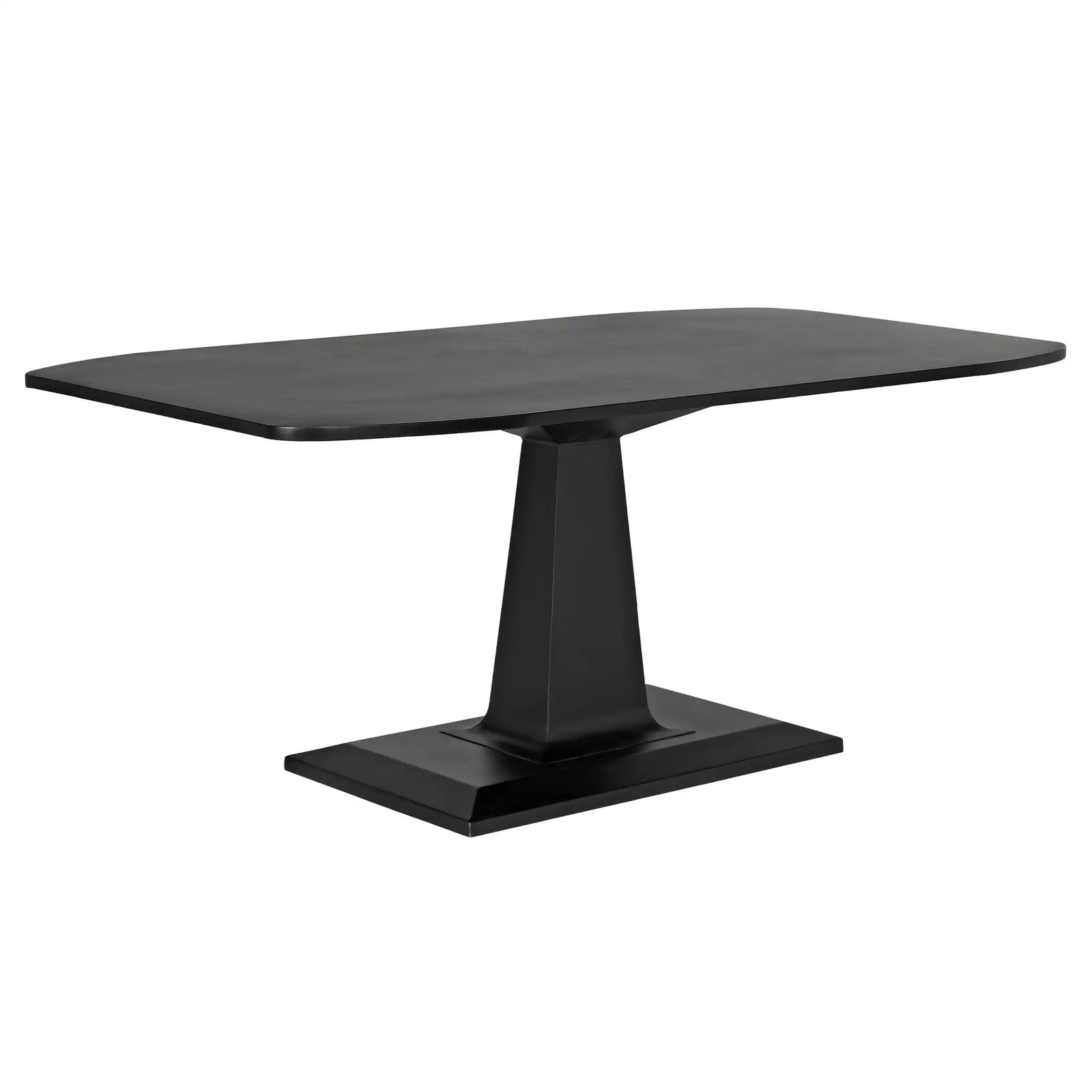 Amboss Dining Table, Black Iron