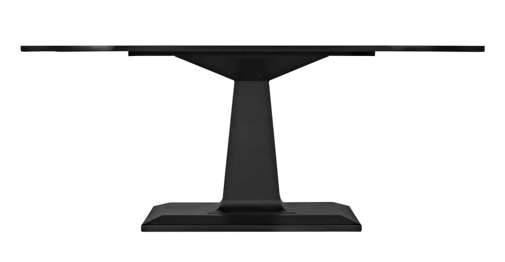 Amboss Dining Table, Black Iron