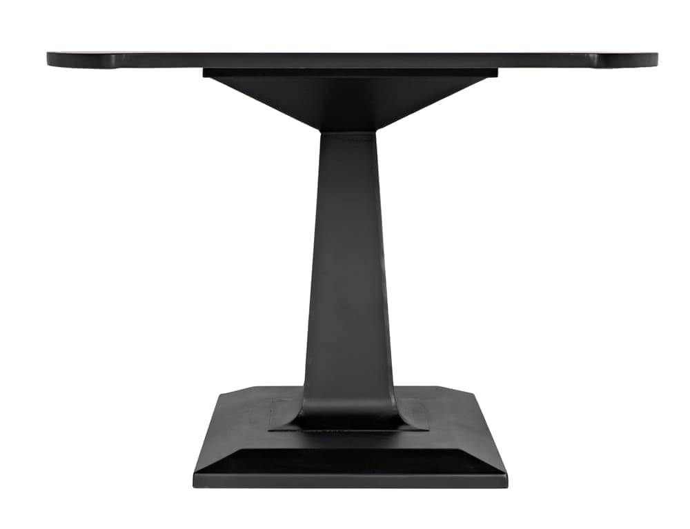 Amboss Dining Table, Black Iron